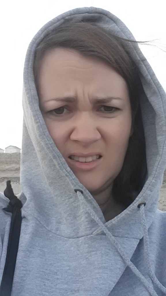 Me trying not to vom/fall asleep on things. This is my happy face. Promise