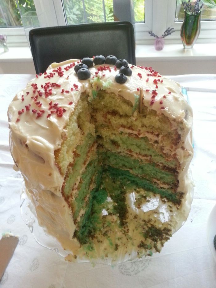 Is there anything more unappetising than blue food?