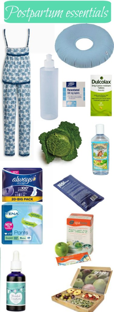 Postpartum essentials